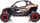 Makinë elektrike për kalamaj Lean Cars DK-CA001 Can-am RS, 24V, 2 motorra, e kuqe