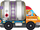 Libër lodër World on Wheels Tanker Truck, bohet kamion lodër me rrota, shumëngjyrësh