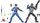 Figurë aksion Power Rangers Lightning Collection SPD Squad B Blue Ranger, 15 cm, shumë artikulime, blu