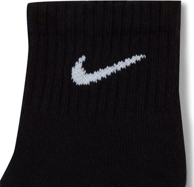 Set çorape Nike Everyday Lightweight, 42 - 44.5, 3 palë, të zeza/bardha/kafta