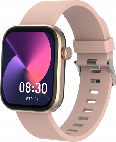 Orë smart Denver SWC-185, ekran 1.85", Bluetooth, e zezë