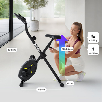 Biçikletë fitnesi e palosshme Zipro Indoor Bike Eclipse X
