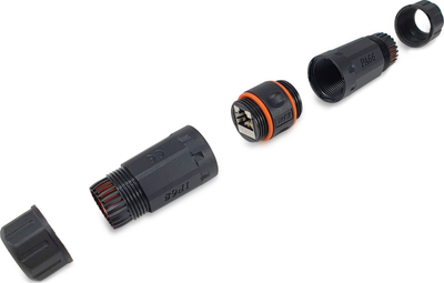 Bashkues rrjeti Equip 221162, Cat.6A RJ45, IP68, i zi