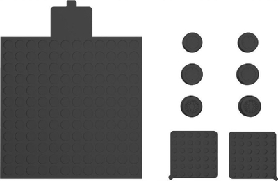 Set mbrojtës JYS JYS-X135 për Xbox Series X, mbulesë silikoni për konzolë dhe 2 leva, i zi