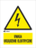 Shenjë paralajmëruese ANRO Attention Electric Device, vetëngjitëse, 148 x 210mm