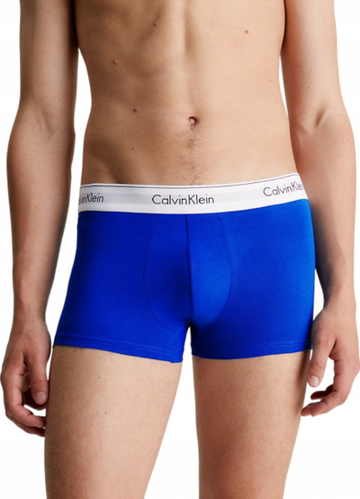 Bokse Calvin Klein Modern Cotton Stretch, set me 5 copë, pambuk elastik, shumëngjyrëshe