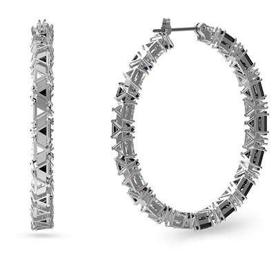 Vathë për femra Swarovski Ortyx, të argjendtë/zinj