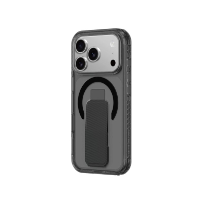 Mbrojtëse telefoni Amazingthing Titan Pro me mbajtës për iPhone 17 Pro, MagSafe, e zezë