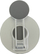 Mbajtëse telefoni Vision MagSafe Turntable, alumini, që rrotullohet, gri