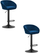 Set karrigesh bari LEOBERT East, 2 copa, kadife navy blue, bazë metalike e zezë