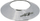 Kapak inox për tub SpiroFlex SX OKD60OS, fi 60, rozetë, argjendtë