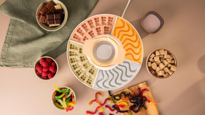 Makineri për karamele Cecotec Fun&Sugar Gummy, 40W, kallëpe silikoni, e bardhë