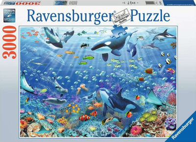 Puzzle Ravensburger Colorful Underwater, 3000 copa, shumëngjyrësh