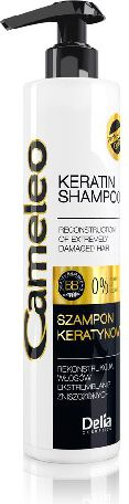 Shampo me keratinë për flokë të dëmtuar Delia Cameleo, 250ml