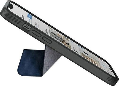 Mbrojtëse telefoni Uniq Transforma për iPhone 14 Plus 6.7", me mbajtëse, shkon me MagSafe, blu
