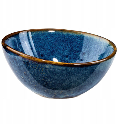 Tas porcelani Verlo Deep Blue Bowl, 14.5 x 13 cm, blu