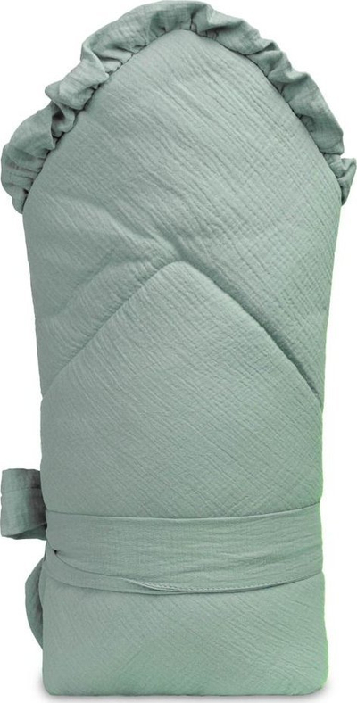 Envelopë për foshnje Sensillo Muslin, 90 x 90 cm, 1 copë, khaki
