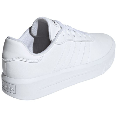 Atlete adidas Court Platform W GV9000 me platformë të lartë, për goca, të bardha