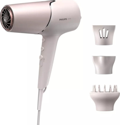 Tharëse flokësh Philips Series 5000 BHD530/20, 2300W, me difuzer, ngjyrë perlë