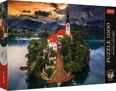 Puzzle Trefl Photo Odyssey Lake Bled Slovenia, 1000 copa, për të rritur, shumëngjyrësh