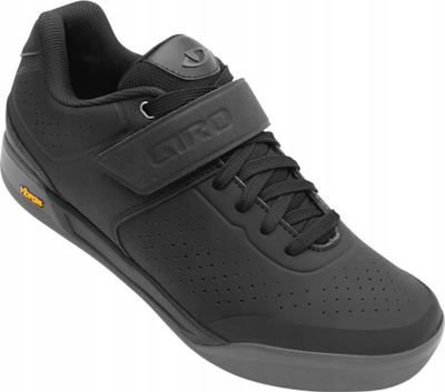 Këpucë çiklizmi Giro Chamber II, me shollë Vibram Megagrip, për pedalë me klik, të zeza
