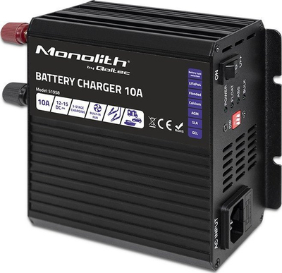 Karikues inteligjent Qoltec Monolith, 10A, 12V, gri