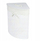 Кош за алишта Springos ARCO Corner, бамбус, 60L, бел
