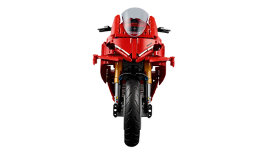 Lodër motoçiklete Ducati Panigale V4 S, model dekorativ, e kuqe