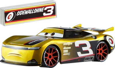 Lodër makinë metalike Disney Cars Nascar DC, 1:55, me pit stop, shumëngjyrëshe
