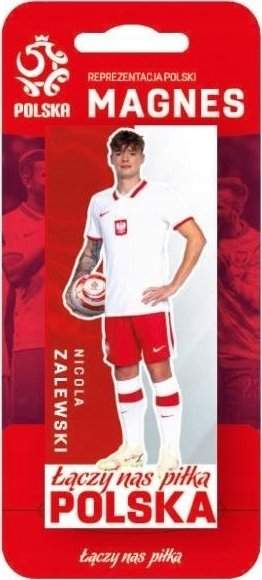 Magnet frigo Polska Łączy Nas Piłka, Nicola Zalewski, bardh e kuq