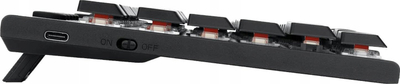 Tastierë gaming Redragon Horus K618, mekanike, 2.4G Bluetooth RGB, e zezë