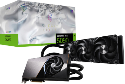 Kartelë grafike MSI Suprim GeForce RTX 5090 32G Liquid SOC, NVIDIA, 32GB GDDR7