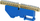 Bllok terminal N Eaton TH35, 18 përçues, blu