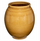 Vazo dekorative qeramike Atmosphera Oval Ochre, 39 cm, okër e verdhë