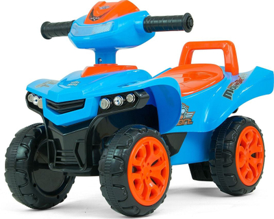 Makinë lodër ride-on Milly Mally Monster, 4 rrota, plastike, rozë blu