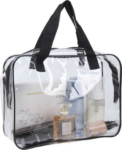 Set çantash organizuese Transparent Necessities, 3 pjesë, PVC, të tejdukshme