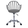 Karrige zyre Becky gri 57×57×96 cm (HM8457.10), gri
