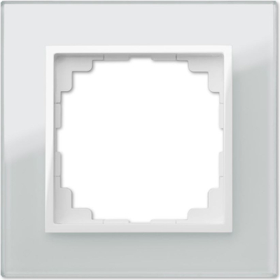 Kornizë xhami Elektro-Plast Sentia 1-gang, e bardhë