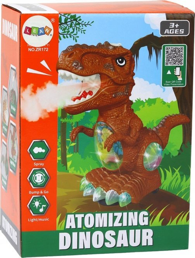 Lodër dinosauri LEAN Toys Dancing Dinosaur, me zëra, që vallëzon, jeshil