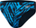 Rroba banje për burra Speedo Allover 7cm, Endurance+, blu me të zezë