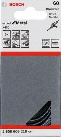 Brez gërryes Bosch X450 Expert for Metal, 13x457mm, korind 60, blu