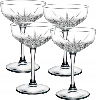 Сет чаши за коктел Pasabahce Coupe, 4 парчиња, 27 cl, проѕирно стакло