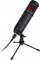 Гејминг микрофон Kruger&amp;Matz GV-100, со база, со RGB осветлување, црн
