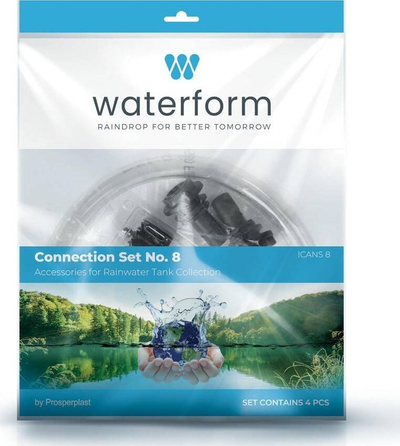 Set lidhës për 2 fuçi uji WATERFORM ICANSET 8, për fuçi standarde, montim i lehtë