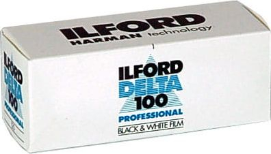 Film Ilford Delta 100 Professional 120, bardh e zi me kokërr të imët