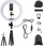 Set vlogimi DÖRR VL-26 CV-01, 120 LED, unazë drite me mikrofon, i zi