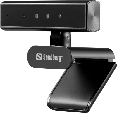 Kamerë web Sandberg Face-ID Webcam Mini Pro, 2K, me mikrofon mrena, e zezë