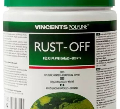 Konvertues ndryshku Vincents Rust Off, 0.25L, me bazë uji, i zi mat