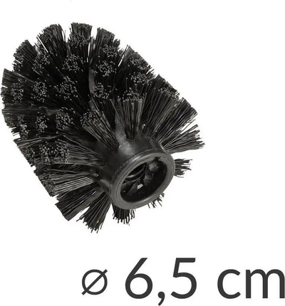 Set furçe tualeti Wenko Flask, qeramike, e bardhë
