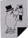 Peshqir banjoje Moomin Moominpappa, 70x140cm, pambuk organik, gri